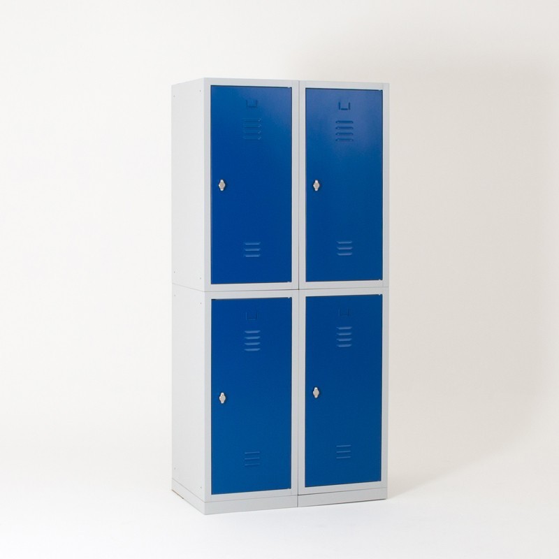 Vista de 4 casilleros individuales ancho 41.5 cm