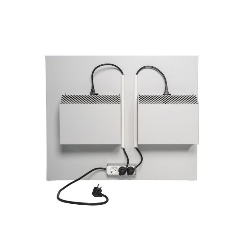 Zoom en la calefacción de la taquilla calefactable