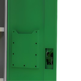 Zoom al porta documento del armario fitosanitario 2 puertas