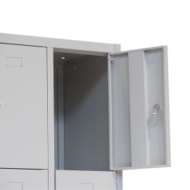 Taquilla 5 Puertas 3 Cuerpos Seleccione la cantidad de cuerpos:3 cuerpos  Seleccione el ancho:A. 90 cm Seleccionar color puertas