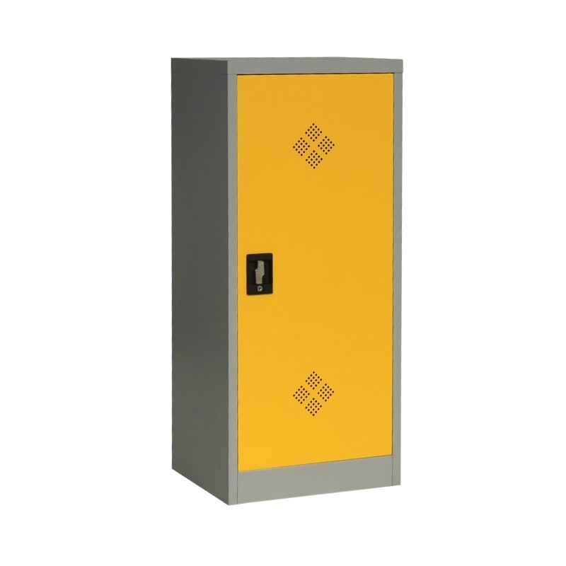 Vista frontal con puerta cerrada del Armario de seguridad pequeño 1 Puerta