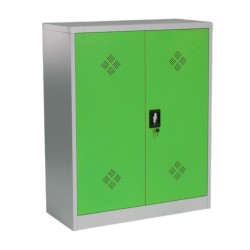 Vista general del Armario fitosanitario Alt.115 cm 2 puertas verdes