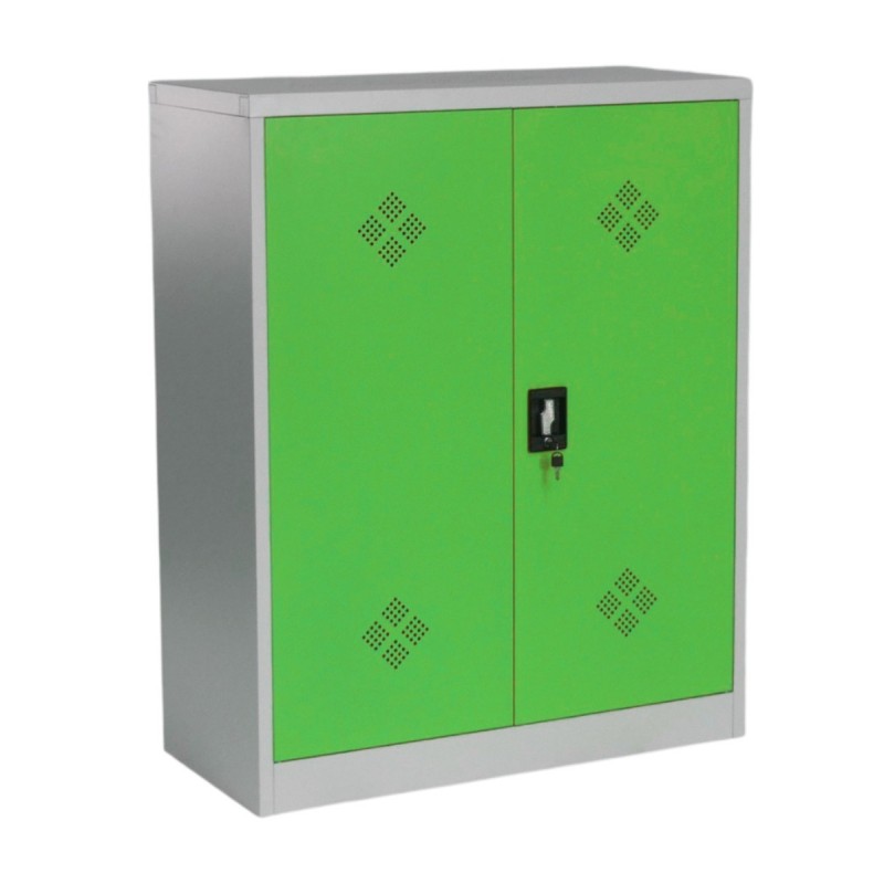 Vista general del Armario fitosanitario Alt.115 cm 2 puertas verdes