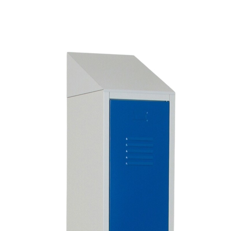 Techos inclinados 30 cm para taquillas - Taquimetal