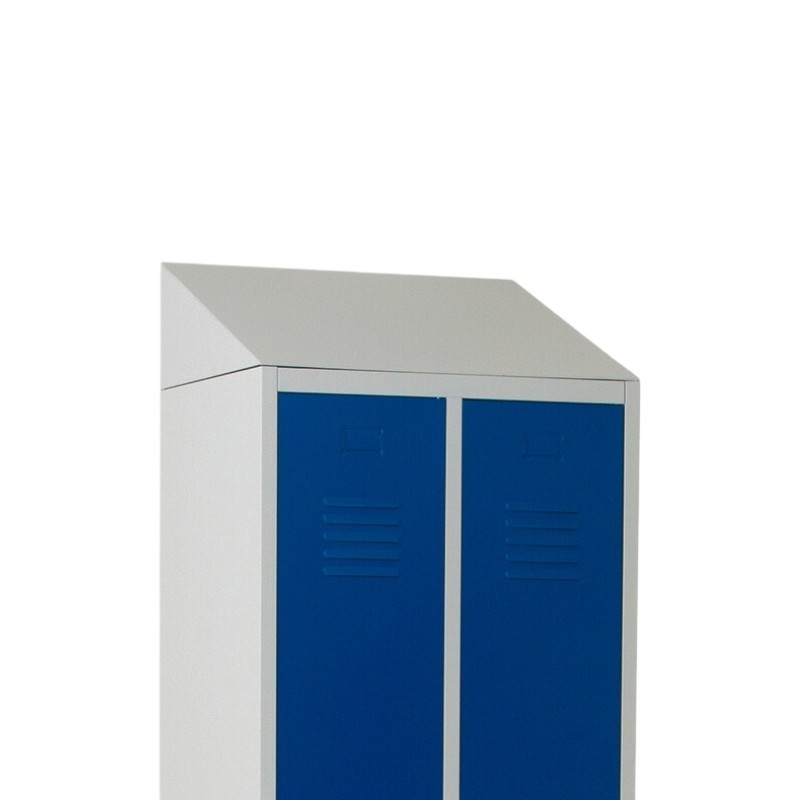 Techo para taquillas inclinado 50 cm - Taquimetal
