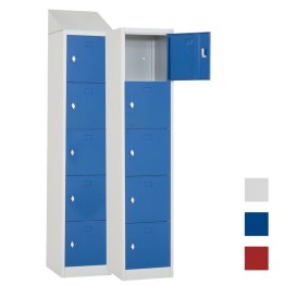 Taquillas metálicas 5 puertas