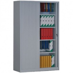 Armario metálico con puertas correderas