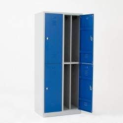 Taquilla 2 Puertas 2 Cuerpos con separación para ropa limpia y ropa sucia