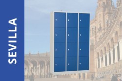 Taquillas metálicas en Sevilla