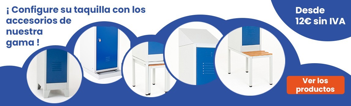 accesorios para taquillas metálicas